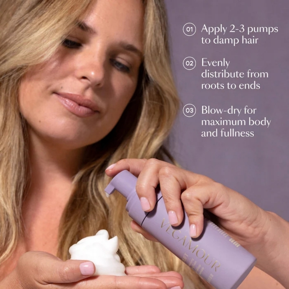 5/$25, Free: Vegamour UPLIFT Volume Styling Foam For Fine, Flat, & Thinning Hair - Picture 6 of 11